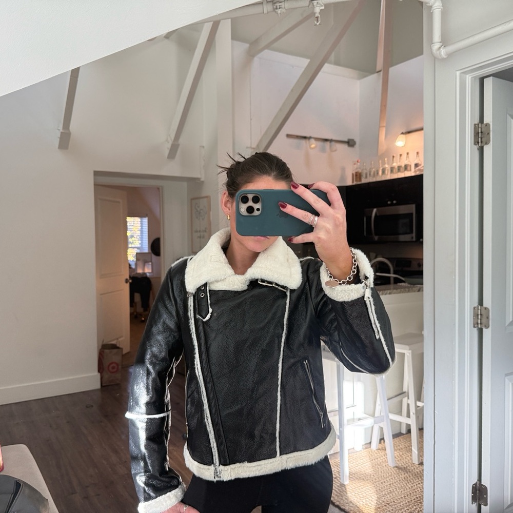 Black leather Jacket